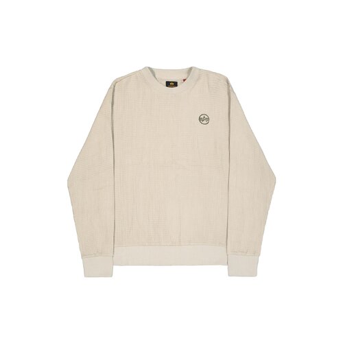 Studio Waffle Sweatshirt Organic Beige 258300 627