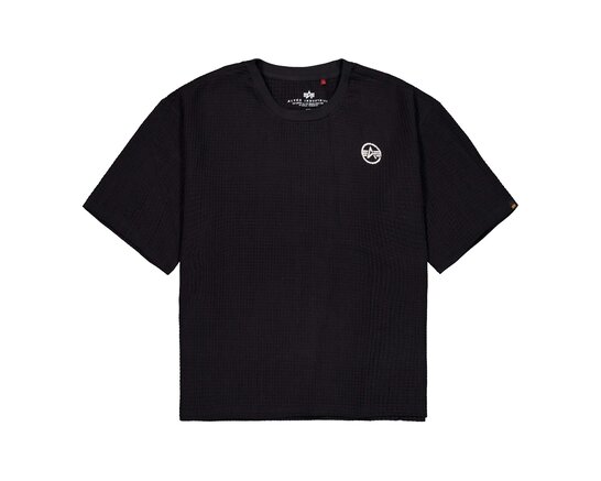 Studio Waffle T-Shirt Black 258502 03 Alpha Industries Studio Waffle T-Shirt Black 258502 03