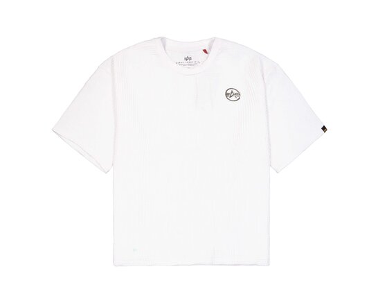Studio Waffle T-Shirt White 258502 09 Alpha Industries Studio Waffle T-Shirt White 258502 09