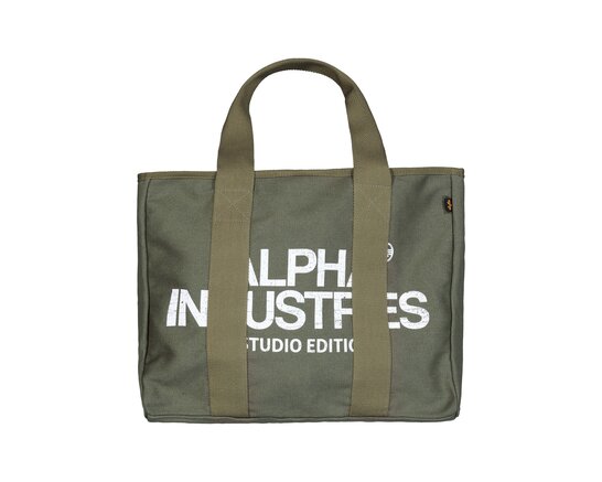 Studio Tote Large Bag Dark Olive 258948 142 Alpha Industries Studio Tote Large Bag Dark Olive 258948 142