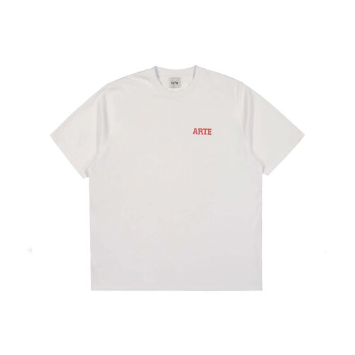 Mural Back Print T-shirt White SS25 103T