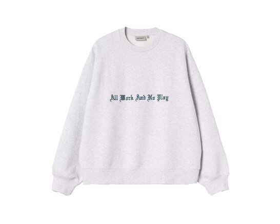 No Play Sweat Ash Heather I035609.482.XX.03 Carhartt WIP No Play Sweat Ash Heather I035609.482.XX.03