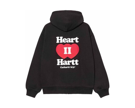 Carhartt WIP Hooded Heart II Hartt Sweat Jacket Black I035176
