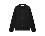 Filling Pieces Clothing Knit Dress Shirt Black 422571500127 130