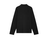 Filling Pieces Clothing Knit Dress Shirt Black 422571500127 130