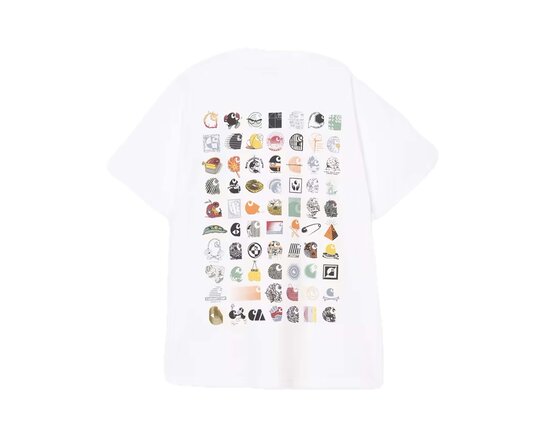 Carhartt WIP S/S C Logo Archive Tee White I035439
