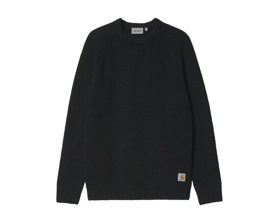 Carhartt WIP Anglistic Sweater Speckled Black I010977