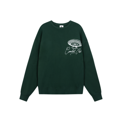 Meander Knit Crewneck Rain Forrest CC 52026 506