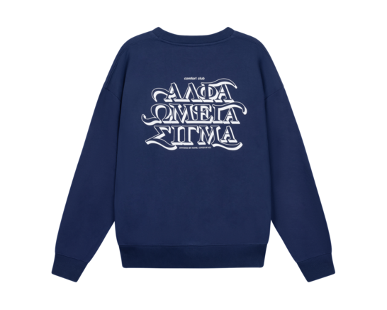 Comfort Club Omega Crewneck Medieval Blue CC 52013 600
