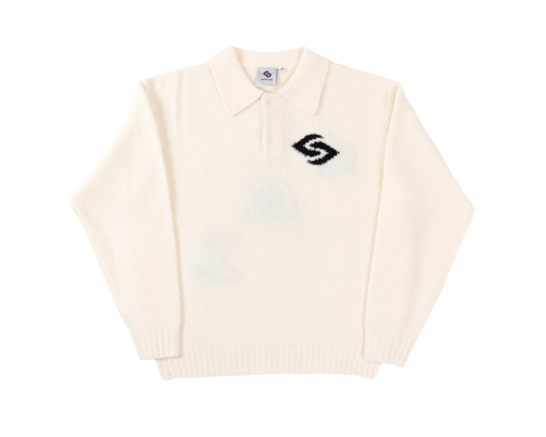 Collectiq Omega Knit Polo Off White CC 54012 000