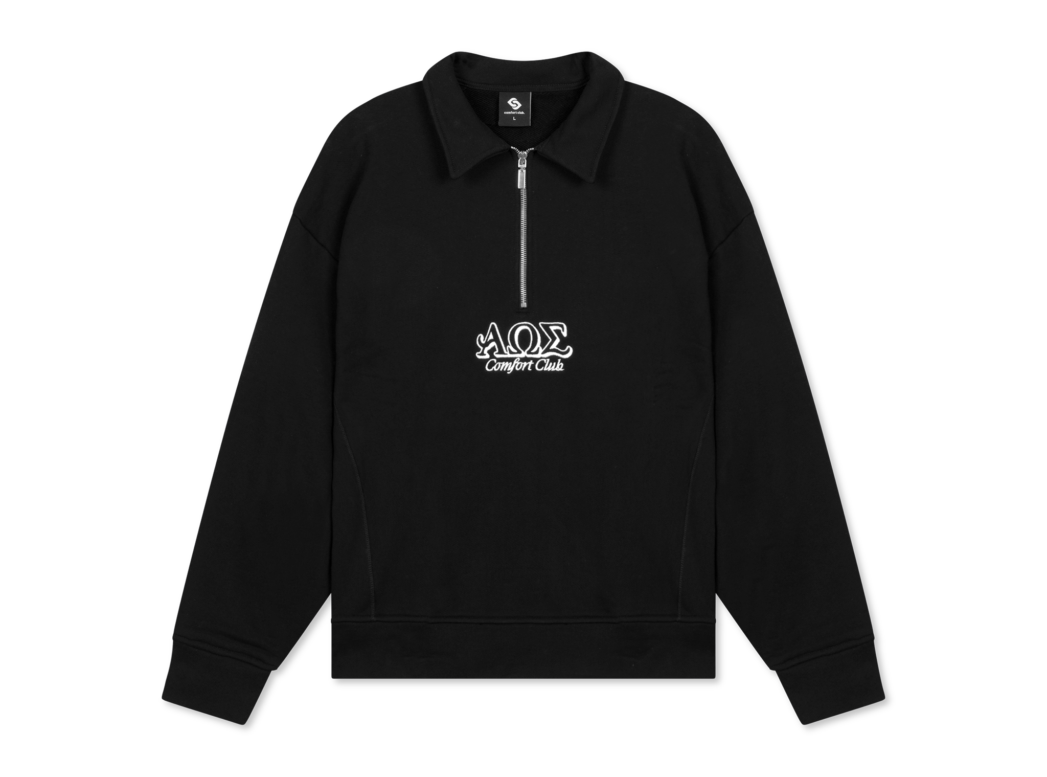 Comfort Club Omega Half Zip Caviar CC52020 007