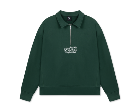 Comfort Club Omega Half Zip Rain Forrest CC52020 506