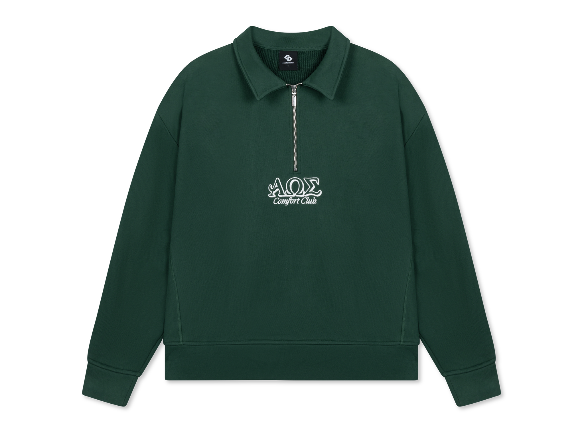 Comfort Club Omega Half Zip Rain Forrest CC52020 506