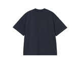Carhartt WIP SS Signature Script T-shirt Deep Night Glassy Pink I033828.3CF.XX.03