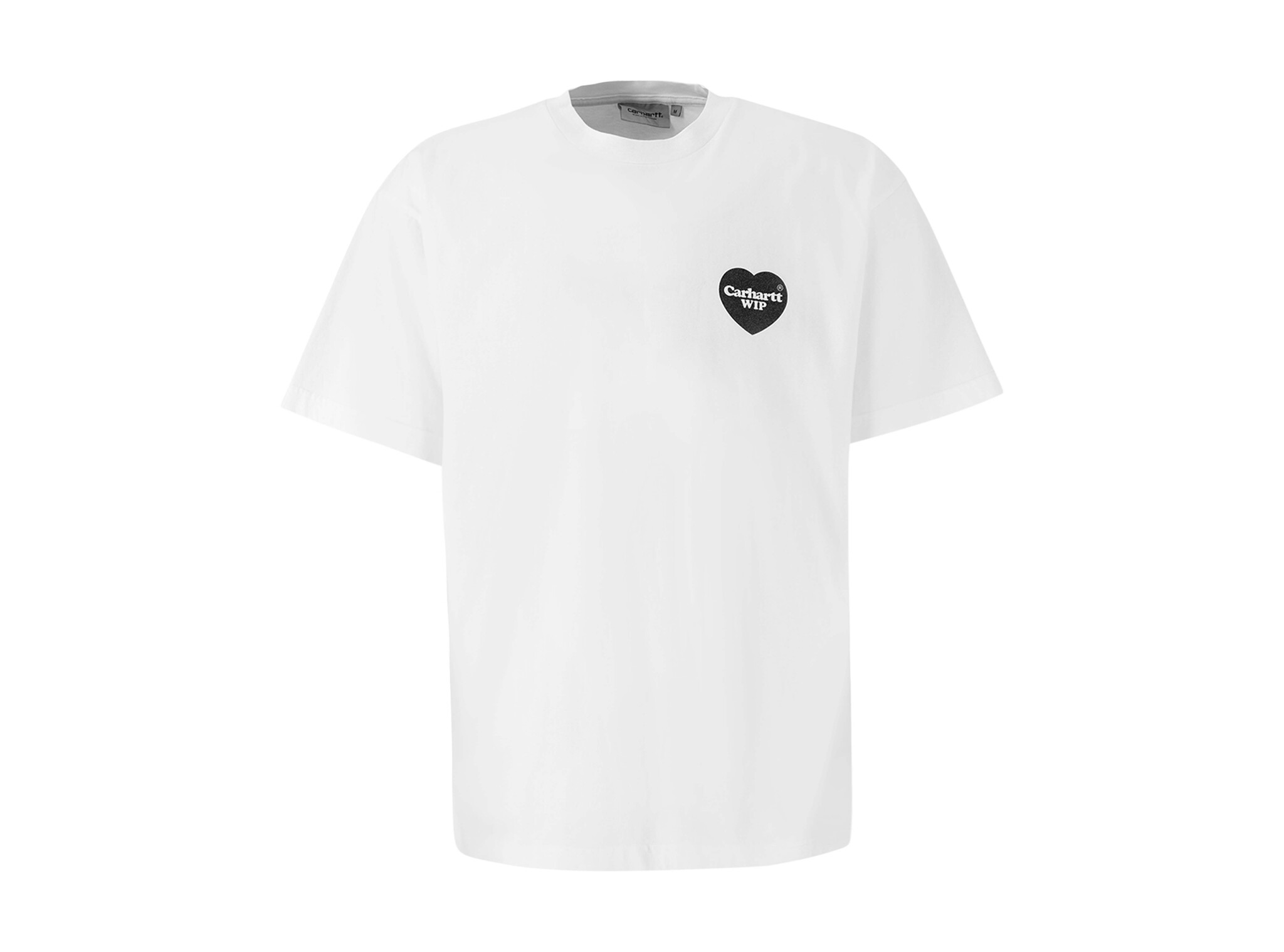 Carhartt WIP S/S Heart Bandana T-Shirt White Black Stone Washed 1033116.00A.06.03