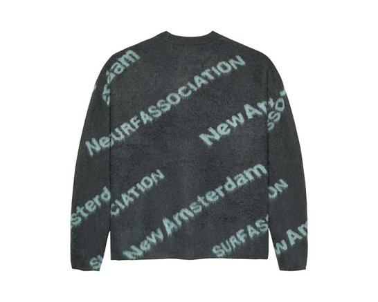 New Amsterdam Surf Association Jacquard Knit Shark Green Teal 2502029002