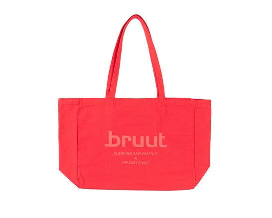 Bruut Raw Essence Canvas Totebag Red