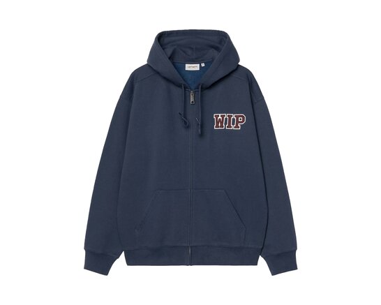 Carhartt WIP Hooded Mini Wip Sweat Jacket Jupiter Stone Washed I035619 16