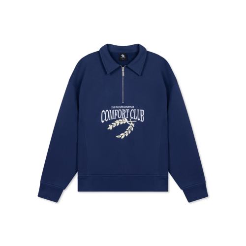 Laurel Half Zip Medieval Blue CC52019 600