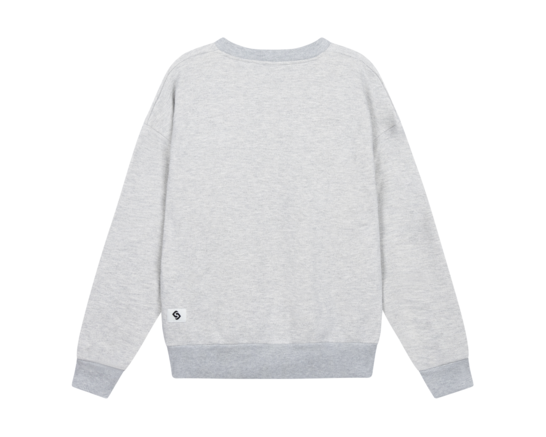 Comfort Club Minerva Crewneck Light Gray Marl CC52010 202
