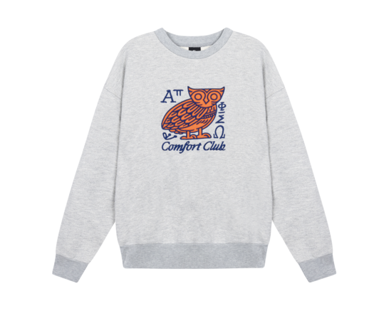 Comfort Club Minerva Crewneck Light Gray Marl CC52010 202