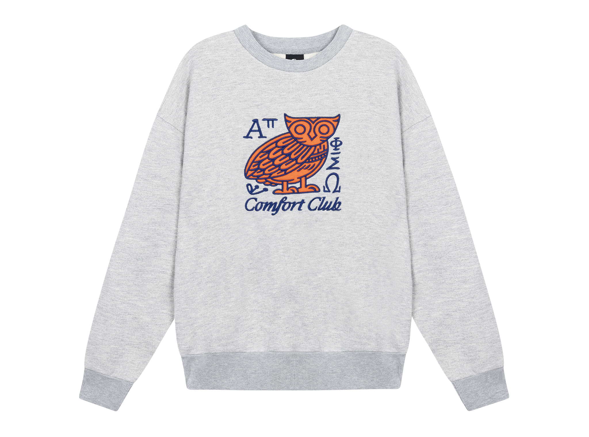 Minerva Crewneck Light Gray Marl CC52010 202 Comfort Club Minerva Crewneck Light Gray Marl CC52010 202