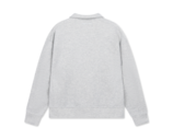 Comfort Club Logo Quarter Zip Light Gray Marl CC52018 202