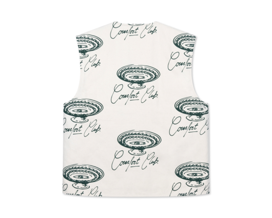 Comfort Club Meander Vest Off White CC54011 109