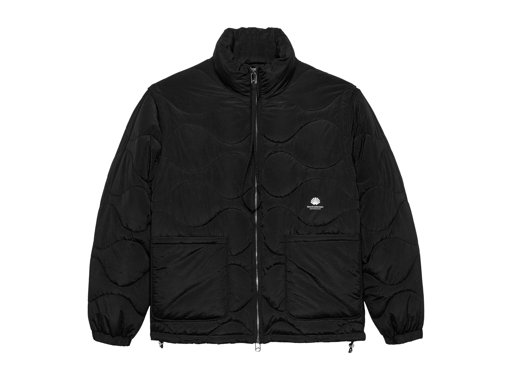 Detachable Jacket Black 2502004003 New Amsterdam Surf Association Detachable Jacket Black 2502004003