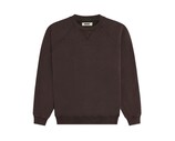 Woodbird WBZhang Washed Logo Crew Brown 2446 652