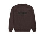 Woodbird WBZhang Washed Logo Crew Brown 2446 652