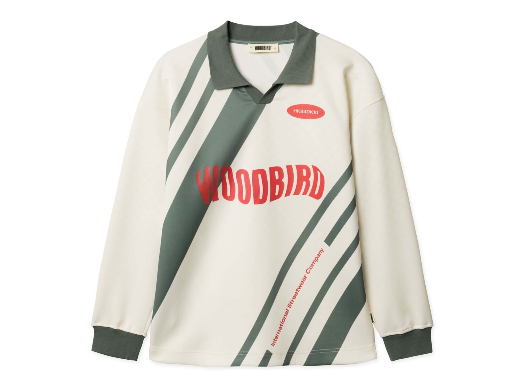 Woodbird WBKai L/S Sport Tee Off White 2546 407