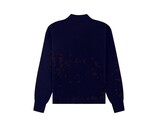 The New Originals Fisherman Rib Zip Up Sweater Navy TNO456