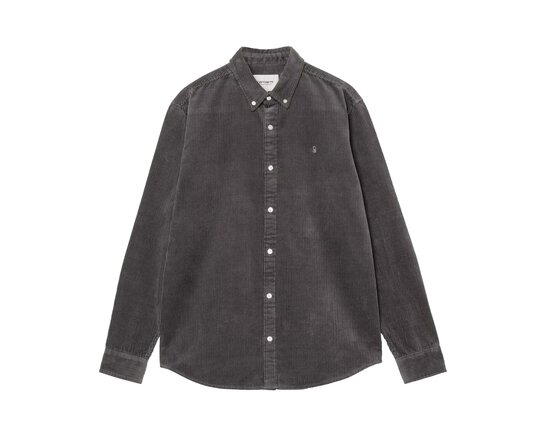 Carhartt WIP L/S Madison Cord Shirt Graphite I029958.2F9.XX.03