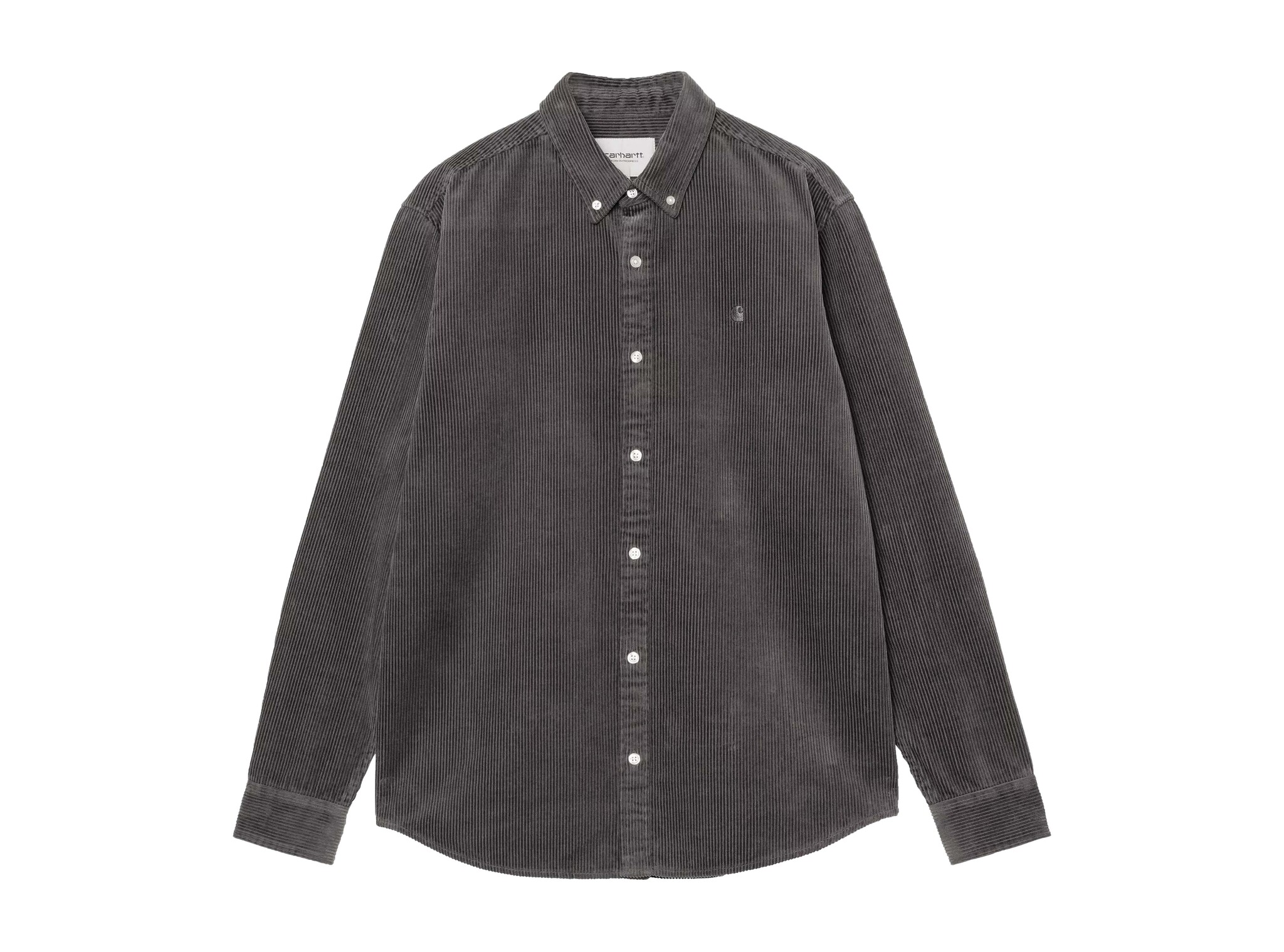 L/S Madison Cord Shirt Graphite I029958.2F9.XX.03 Carhartt WIP L/S Madison Cord Shirt Graphite I029958.2F9.XX.03