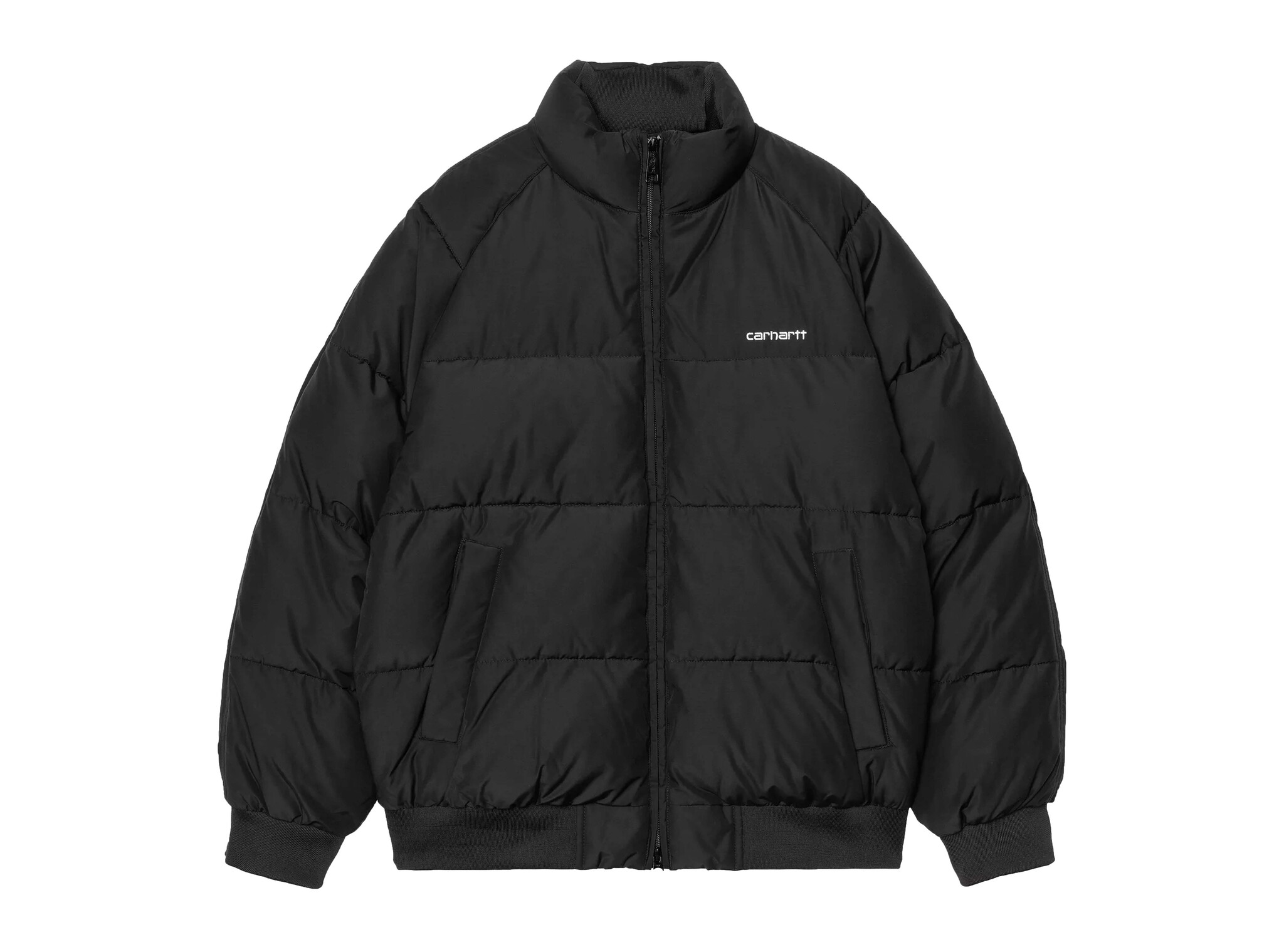 Nebraska Jacket Black White I035345 4 Carhartt WIP Nebraska Jacket Black White I035345 4