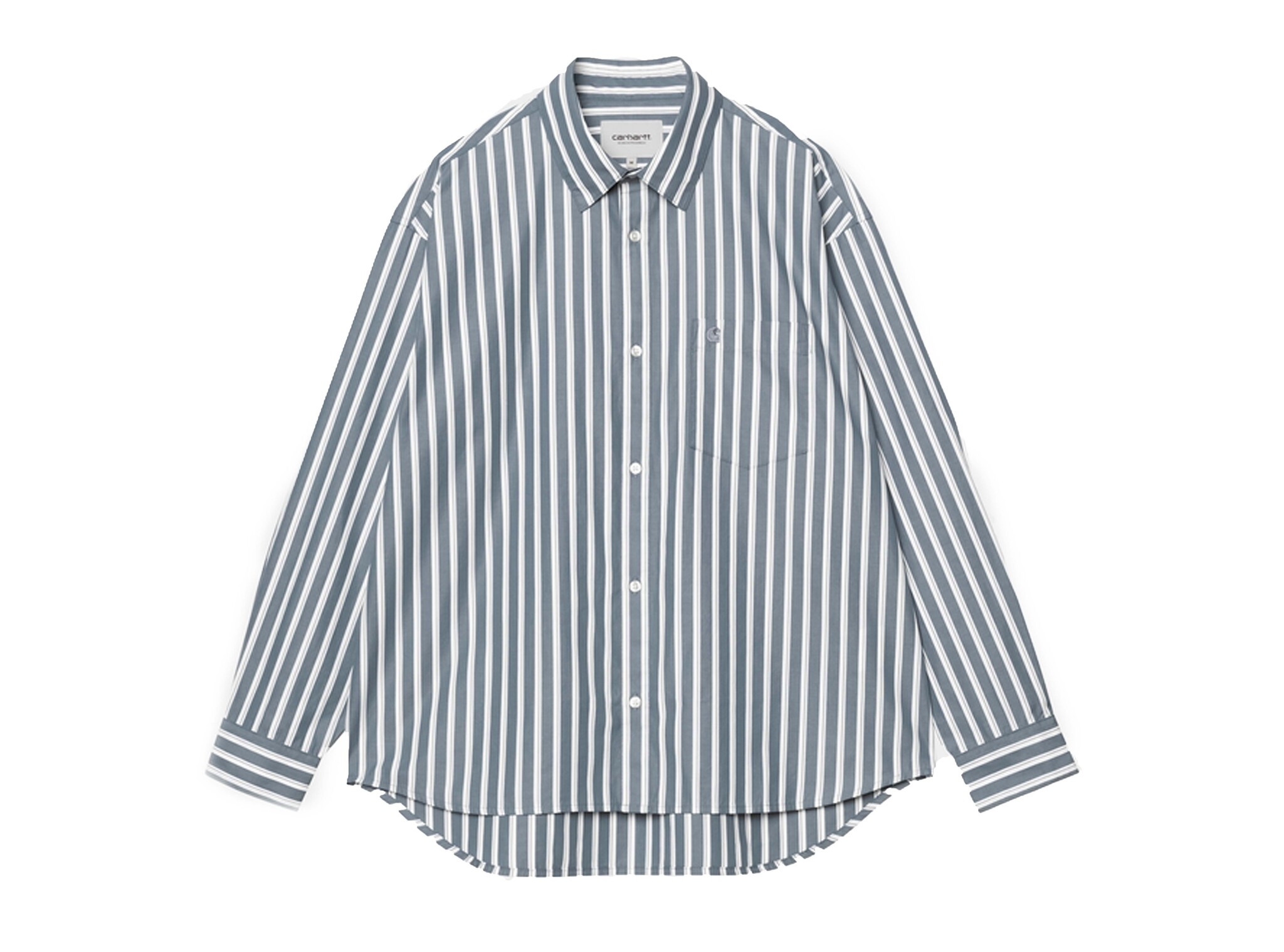 L/S Malden Shirt Malden Stripe Angelite I035334.3CY.XX.03 Carhartt WIP L/S Malden Shirt Malden Stripe Angelite I035334.3CY.XX.03