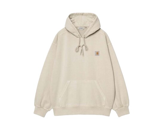 Hooded Hackwork Sweat Porphyry Fleur de Sel I035641.3EG.XX.03 Carhartt WIP Hooded Hackwork Sweat Porphyry Fleur de Sel I035641.3EG.XX.03