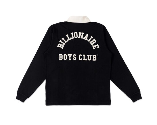 Astro Patch Rugby Shirt Black B25440 Billionaire Boys Club Astro Patch Rugby Shirt Black B25440