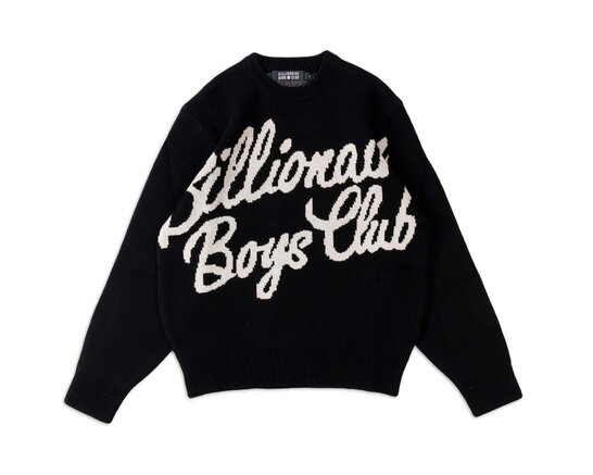 Script Knitted Crewneck B25417 Billionaire Boys Club Script Knitted Crewneck B25417