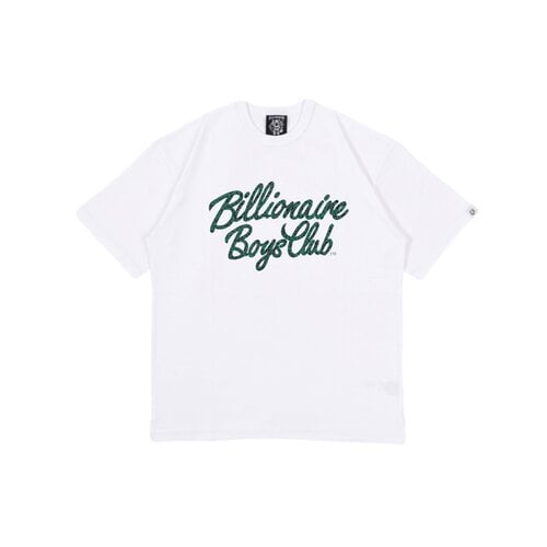 Script Oversized Tee White Green B25446