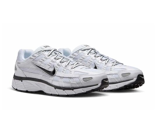 P 6000 White Metallic Silver Black CD6404 107 Nike P 6000 White Metallic Silver Black CD6404 107