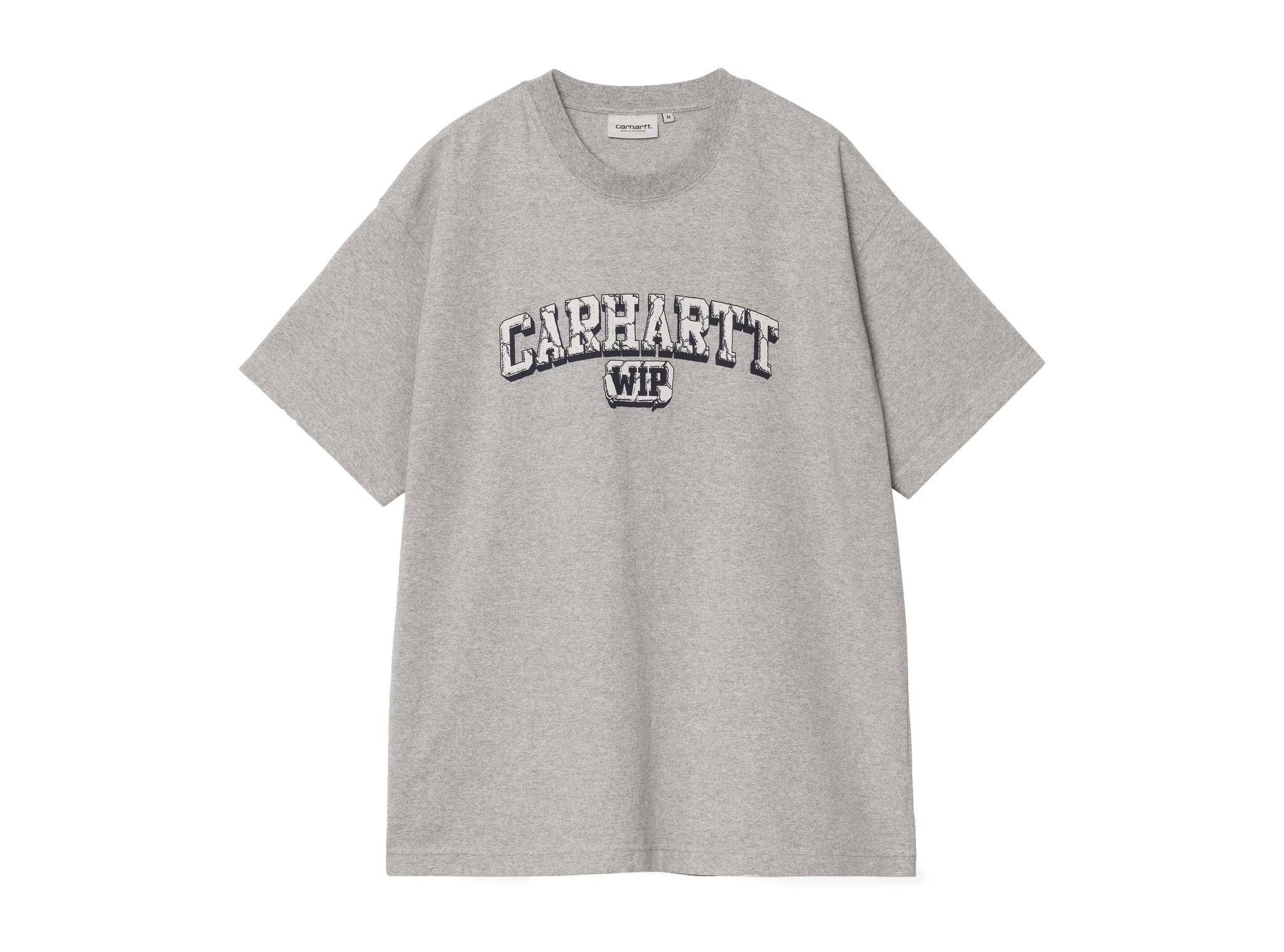 Carhartt WIP SS Heavy Duty T-Shirt Grey Heather Heavy Enzyme Wash I036015.V6.4G.03