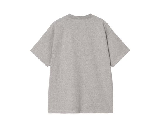 Carhartt WIP SS Heavy Duty T-Shirt Grey Heather Heavy Enzyme Wash I036015.V6.4G.03