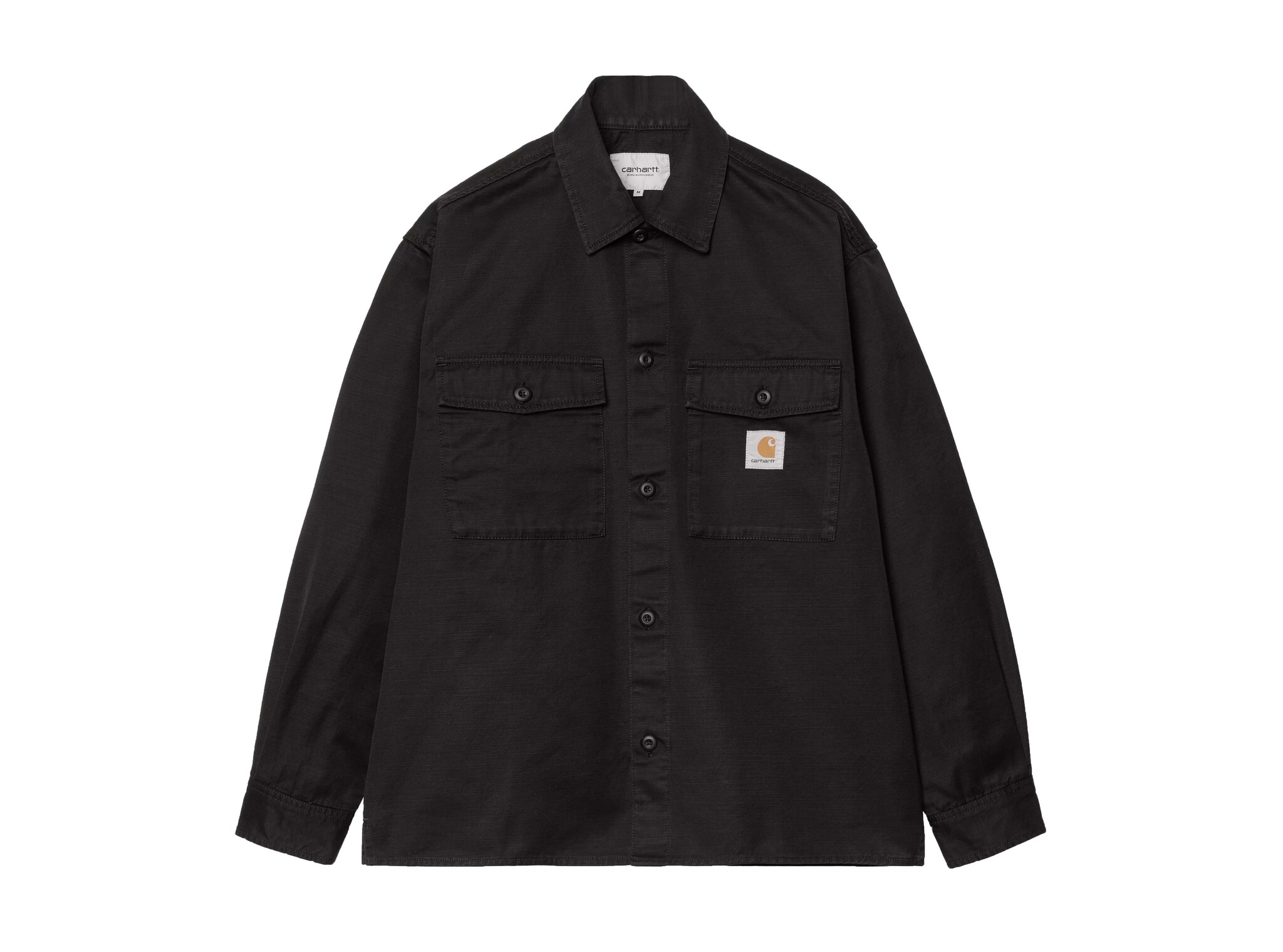 Kelly Shirt Jac Black Rinsed I036271.89.02.03 Carhartt WIP Kelly Shirt Jac Black Rinsed I036271.89.02.03