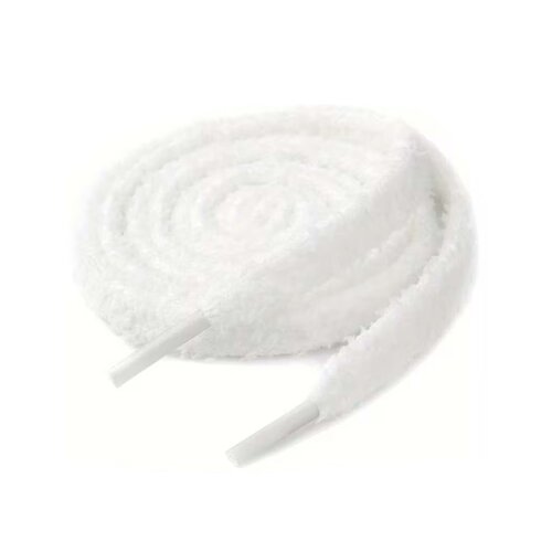 Fluffy Laces White