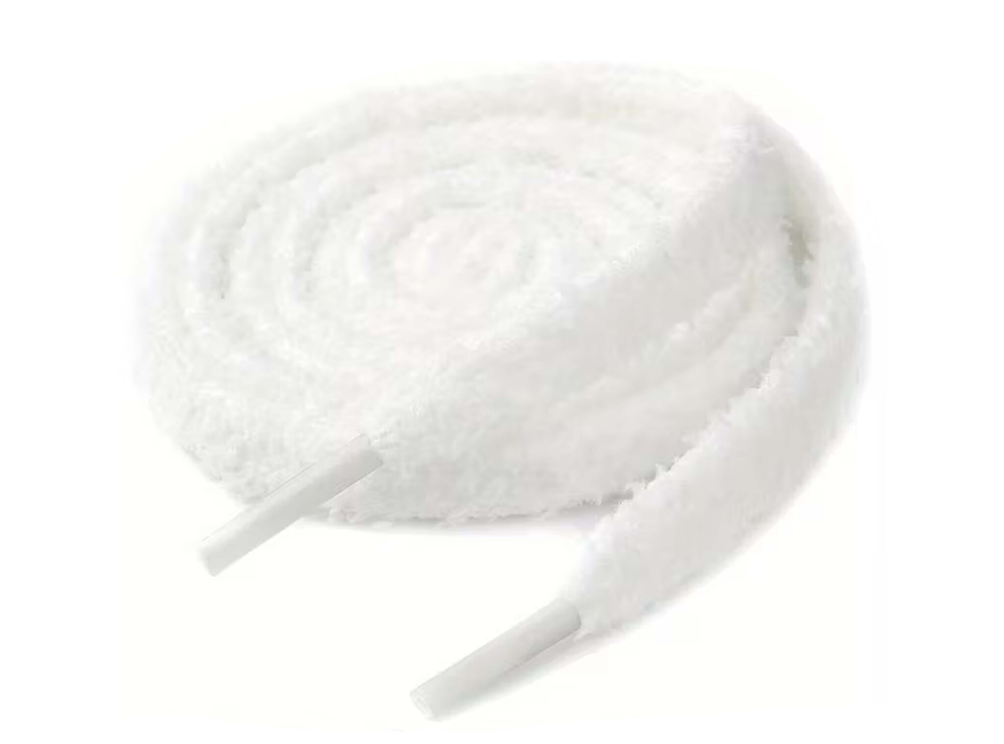 Fluffy Laces White Bruut Fluffy Laces White