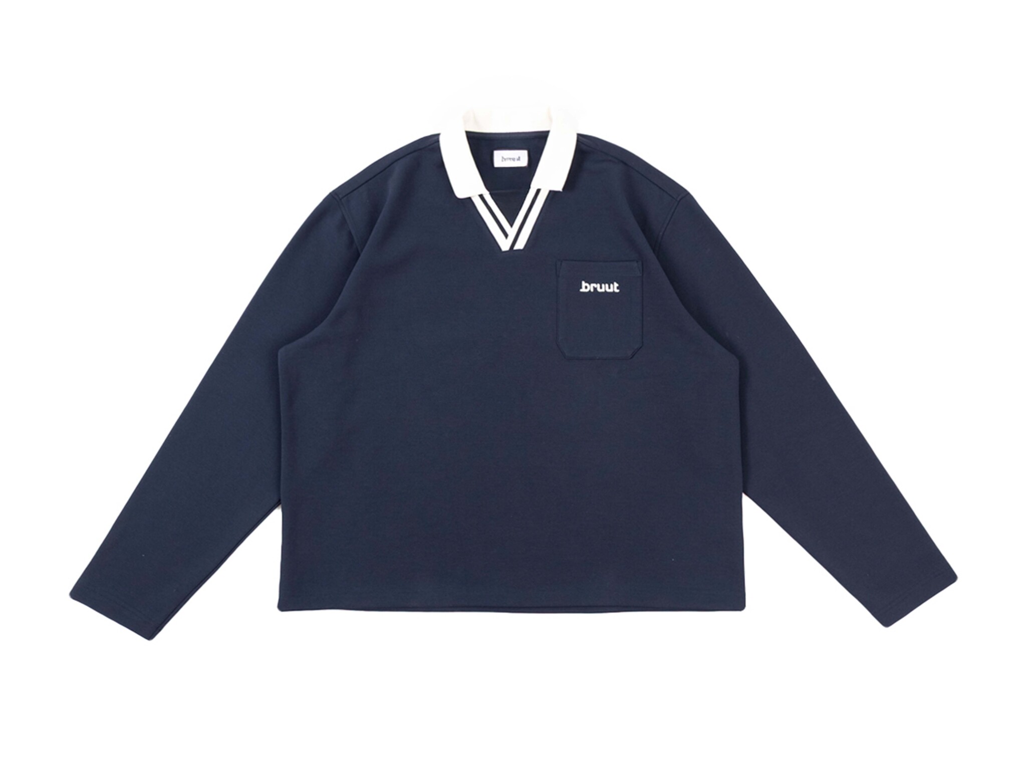 Bruut Raw Essence Polo Longsleeve Navy BT2610 001