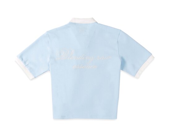 Raw Essence Polo Tee Light Blue BT2610 003 Bruut Raw Essence Polo Tee Light Blue BT2610 003