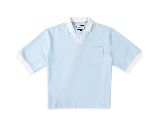 Raw Essence Polo Tee Light Blue BT2610 003 Bruut Raw Essence Polo Tee Light Blue BT2610 003